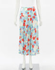 Rixo London 'Nancy' Pleated Floral Skirt Size M