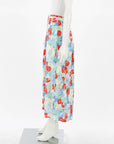 Rixo London 'Nancy' Pleated Floral Skirt Size M