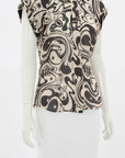 Zimmermann 'Matchmaker' Printed Linen/Silk Shirt Size 0