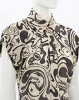 Zimmermann 'Matchmaker' Printed Linen/Silk Shirt Size 0