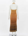 Missoni Wool Knit Ombre Halter Neck Dress Size IT 40 | AU 8