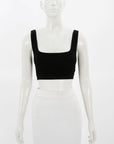 Sir The Label Ribbed Knit Crop Top Size 1