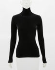 Anine Bing Ribbed Turtleneck Top Size XS