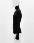 Anine Bing Ribbed Turtleneck Top Size XS