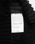 Anine Bing Ribbed Turtleneck Top Size XS