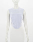 Dion Lee Jersey Ribbed Corset Top Size S