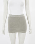 Aya Muse Cotton Blend Knit Mini Skirt Size XS