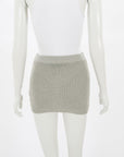 Aya Muse Cotton Blend Knit Mini Skirt Size XS