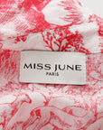 Miss June Cotton Animal Print Dress Size 8-10