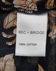 Bec & Bridge Cotton Floral Skirt Size 12