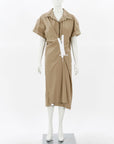 Dries Van Noten Delick Tie Front Dress Size 42 | AU 14