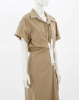 Dries Van Noten Delick Tie Front Dress Size 42 | AU 14