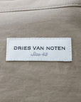 Dries Van Noten Delick Tie Front Dress Size 42 | AU 14