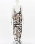 Melissa Odabash Zebra Print Beach Coverup Size O/S