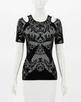 Alexander McQueen Lace Jacquard Top Size M