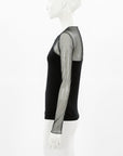 Akris Mesh Sleeve Top Size US 6 | AU 10