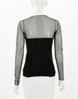 Akris Mesh Sleeve Top Size US 6 | AU 10