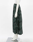 Marni Printed Pleated Silk Skirt Size IT 42 | AU 10