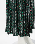 Marni Printed Pleated Silk Skirt Size IT 42 | AU 10