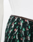 Marni Printed Pleated Silk Skirt Size IT 42 | AU 10