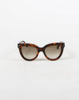 Valentino Tortoiseshell Rockstud Glasses