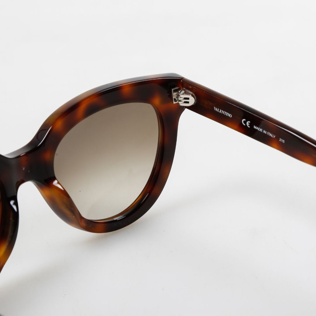 Valentino Tortoiseshell Rockstud Glasses