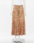 Zimmermann 'Brighton' Paisley Linen Skirt Size 2