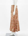 Zimmermann 'Brighton' Paisley Linen Skirt Size 2