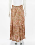 Zimmermann 'Brighton' Paisley Linen Skirt Size 2