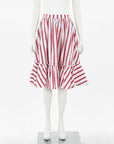 MSGM Tiered Striped Skirt Size IT 40 | AU 8