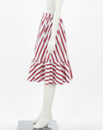 MSGM Tiered Striped Skirt Size IT 40 | AU 8