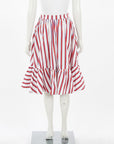 MSGM Tiered Striped Skirt Size IT 40 | AU 8