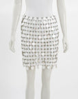 Paco Rabanne Sequin Chainmail Mini Skirt Size FR 38 | AU 10