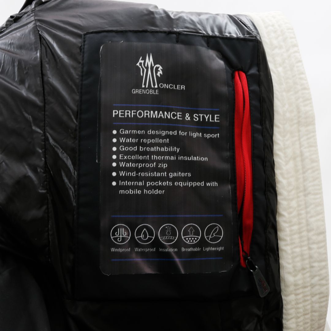 Moncler Grenoble Zip Up Down Jacket Size 1