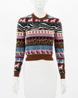 Miu Miu Wool Printed Sweater Size IT 38 | AU 6