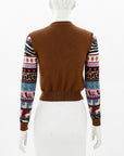 Miu Miu Wool Printed Sweater Size IT 38 | AU 6