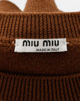 Miu Miu Wool Printed Sweater Size IT 38 | AU 6