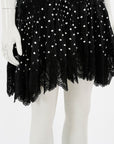 Zimmermann Linen 'Empire' Dot Mini Skirt Size 0