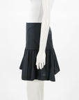 Prada Satin Flounce Mini Skirt IT 38 | AU 6