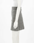 Miu Miu Wool Plaid Mini Skirt Size 36 | AU 6