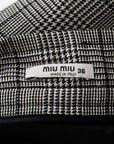 Miu Miu Wool Plaid Mini Skirt Size 36 | AU 6