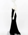 Rachel Gilbert 'Virgo' Stretch Velvet Gown Size 0 | AU 6