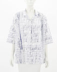 Manuelle Guibal Scribble Cotton Polo Top Size 3