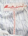 Manuelle Guibal Scribble Cotton Polo Top Size 3