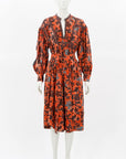 Ulla Johnson 'Taiana' Silk Floral Dress Size US 6 | AU 10