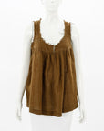 Isabel Marant Linen Raw Edge Top Size 8-10