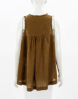 Isabel Marant Linen Raw Edge Top Size 8-10