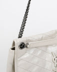 Saint Laurent 'Niki' Leather Chain Flap Bag Size M