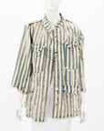 Magnolia Pearl 'Militia' Striped Sanforized Jacket Size O/S