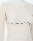 Base Range 'Tabbys' Star Long Sleeve Top Size XS